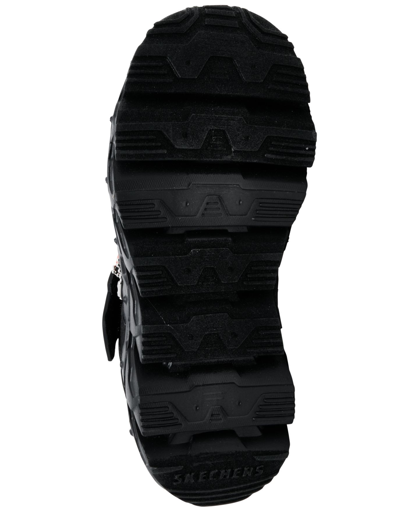 Детские кроссовки Skechers Little Kids Mega-Flex Lite - Tuff Toolz Fastening Strap Casual, цвет: Жёлтый / Чёрный — фото 6