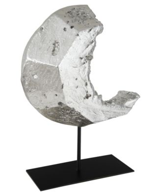 Cast Eroded Circle on Stand