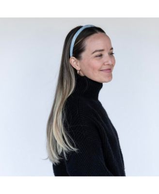 Women's Classic Thin Padded Headband - Light Wash Stars