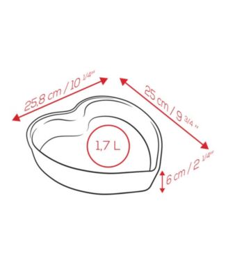 Appolia Ceramic 10.25" Heart Baking Dish