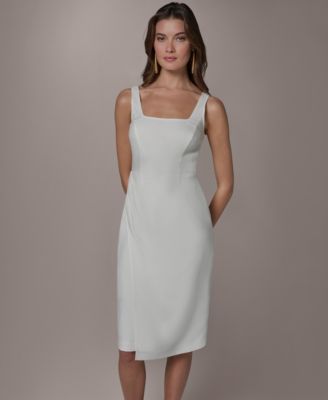 Women's Square Neck Sheath Dress