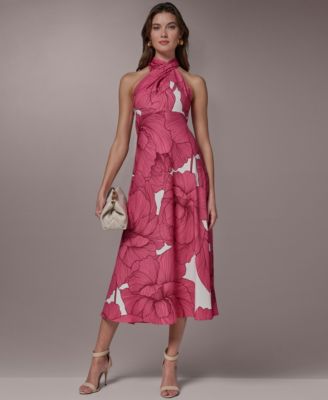 Women's Halter Neck Midi Dress