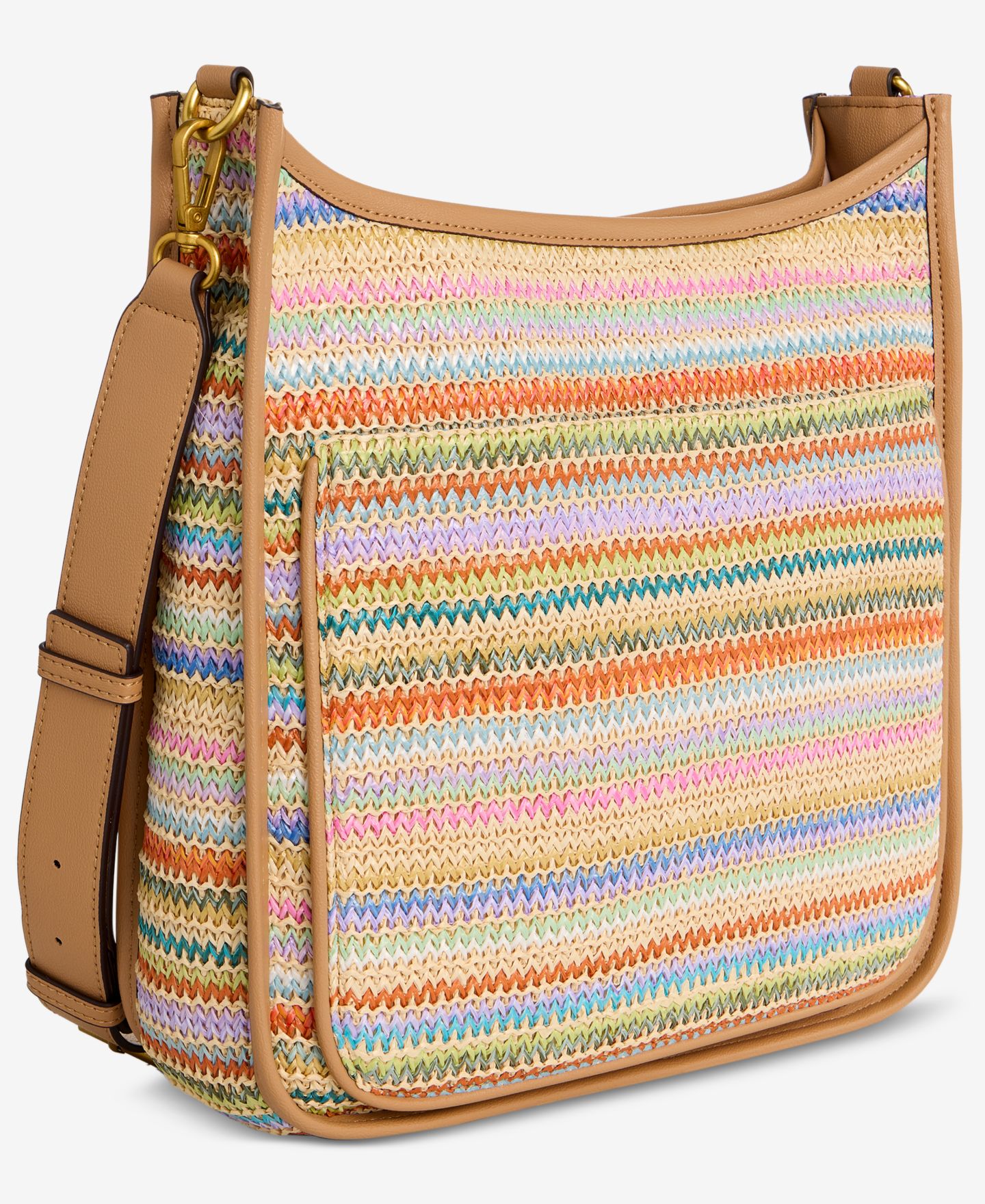 Женская сумка Style & Co Classic Straw Dip Crossbody, цвет: Разноцветный — фото 2