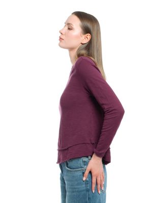 Women's Long Sleeve Mock Layer Tee