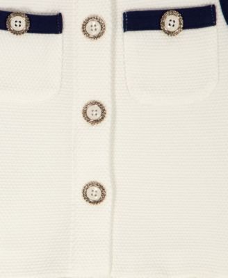 Girls' 2T-6X Popcorn Knit Pleated Tunic and Capri Leggings, 2-Piece Set