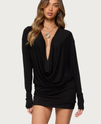 Women's Romelia Cowl Neck Mini Dress