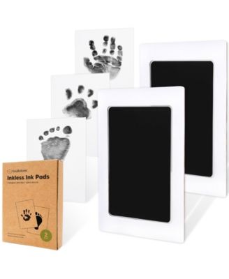 2pk Inkless Ink Pad for Baby Hand and Footprint Kit, Clean Touch Dog Paw, Dog Nose Print Kit, Baby & Pet Safe