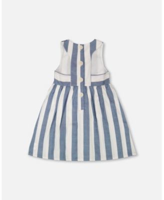 Girl Sleeveless Dress Stripes - Toddler