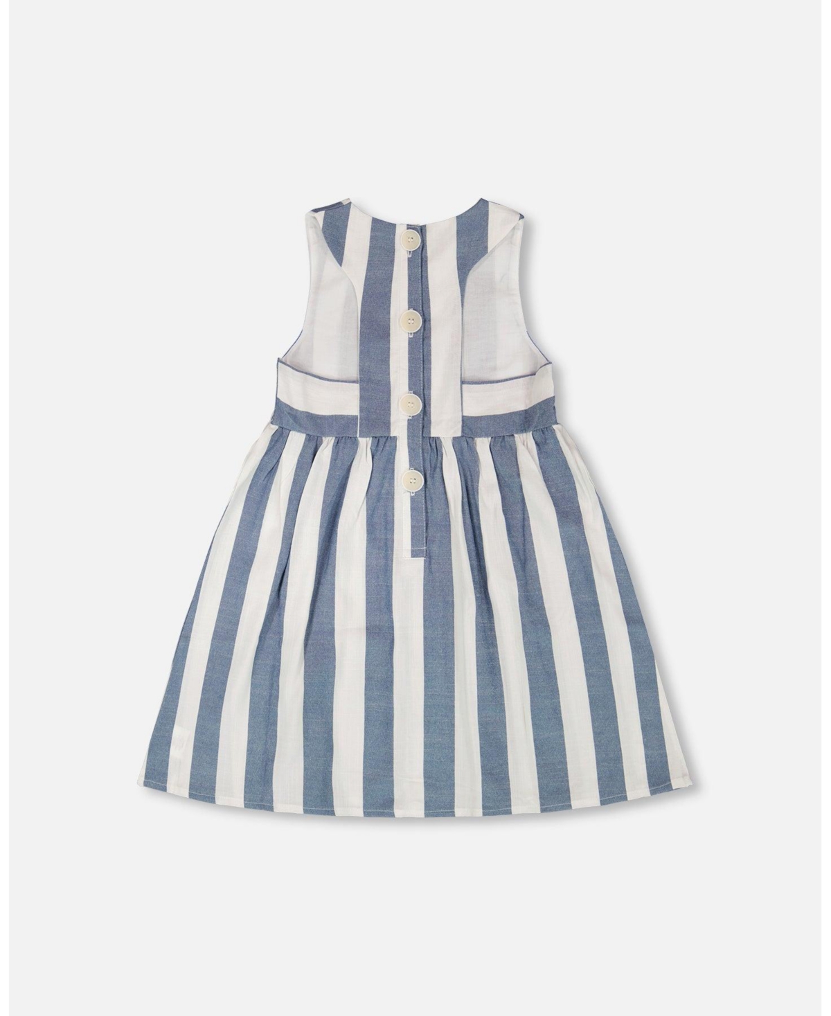 Deux par Girl Sleeveless Dress Stripes