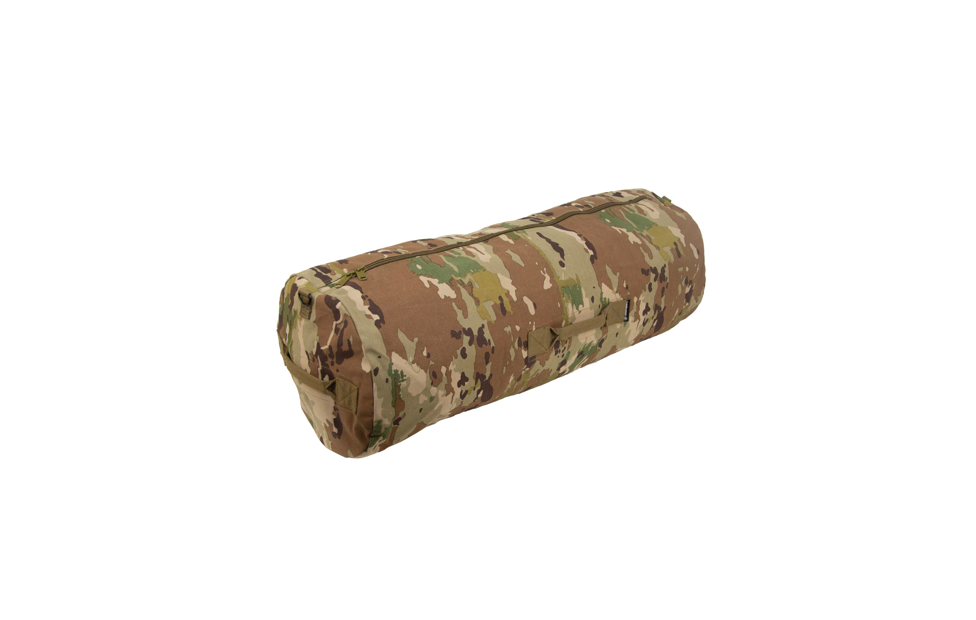 Stansport Zippered Canvas Deluxe Duffel Bag - Camo