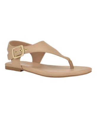 Women's Moraca Buckle T-Strap Flat Sandals
