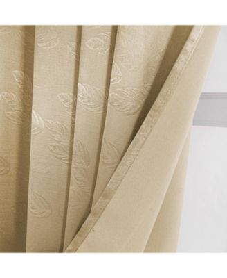 100% Polyester 200 GSM Arlo Embossed Blackout Grommet Curtain Panel