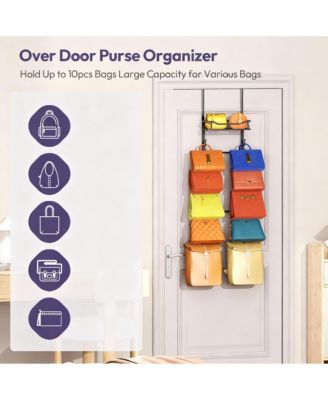 Over Door Purse Organizer - Multi-Functional, Space-Saving