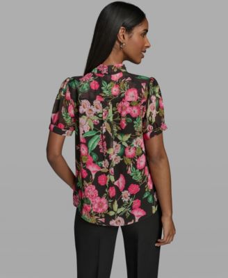 Women's V-Neck Woven Blouse