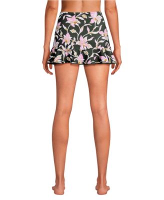 Women's Ruffle Hem Mini Swim Skirt