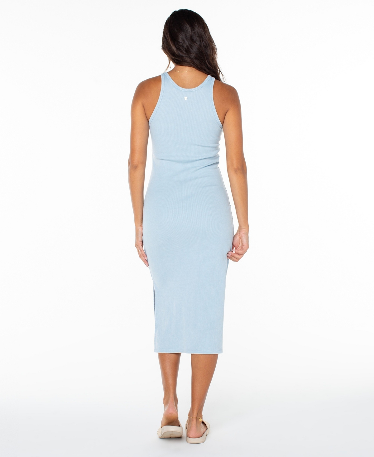 Roxy Women's Emilia High Neck Slit Midi Dress