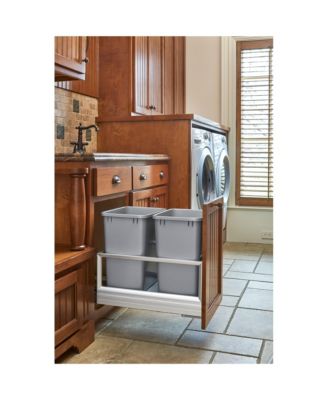 Double Pullout Kitchen Trash Can 35 qt. Rev-A-Motion, 5149-18DM-217