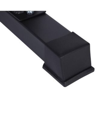 Steel Frame Foam Padded Flat Freeweight Bench for Weight Training