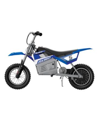 MX350 Dirt Rocket 24V Electric Toy Motocross Motorcycle Dirt Bike, Blue