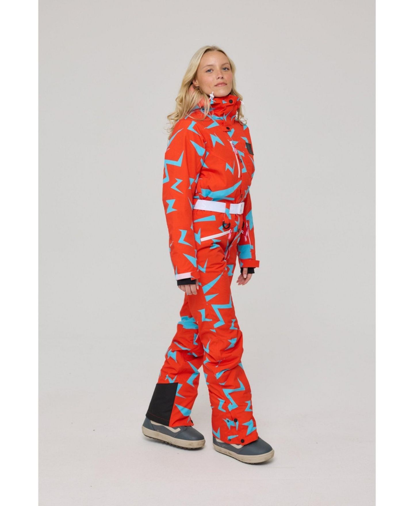 Женские комплекты OOSC Starman Ski Suit, цвет: Оранжевый / Синий — фото 5
