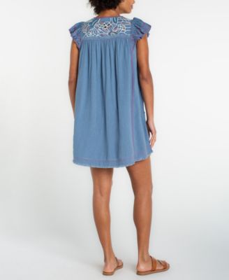Women's V-Neck Woven Dress