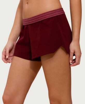 Women's Noemi Stripey Foldover Shorts