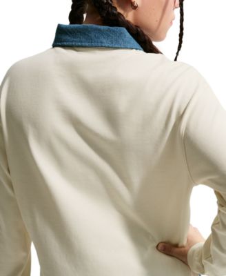 Girls' 7-16 Sportswear Collection Long-Sleeve Polo Top