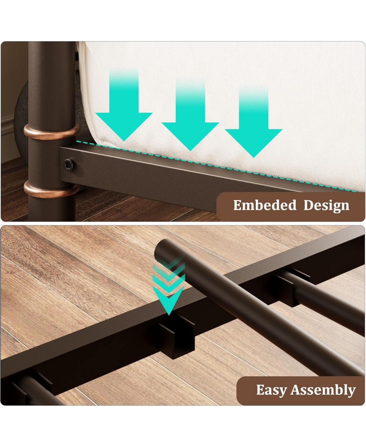 Daybed with Trundle Bed, Twin Bed Frame with Steel Slats, Sofa BedFrame with Strong Supports for Living Room, Bedroom