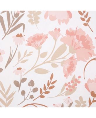 Crib Bedding Set for Baby Girls, Whimsical Floral, 3 Pieces