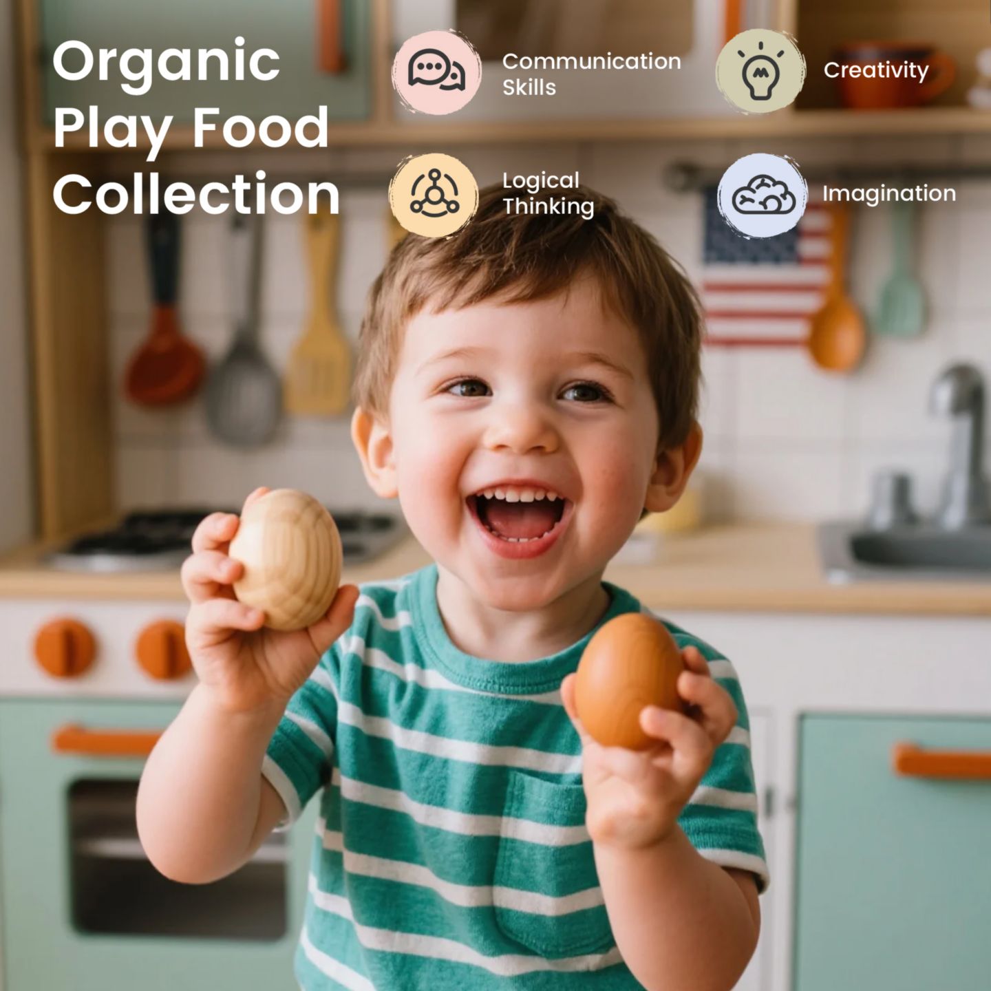 Детский игровой набор Tiny Land Egg Combo Cut-Apart 6-Piece Playset, Ages 2+ — фото 3