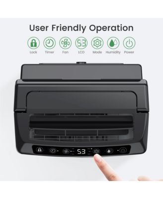 2500 sq ft Dehumidifier for Basement – Intelligent Control, Auto Drain