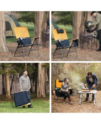 Selkirk Outdoor Oversized Heavy Duty Comfort Folding Camping Chair