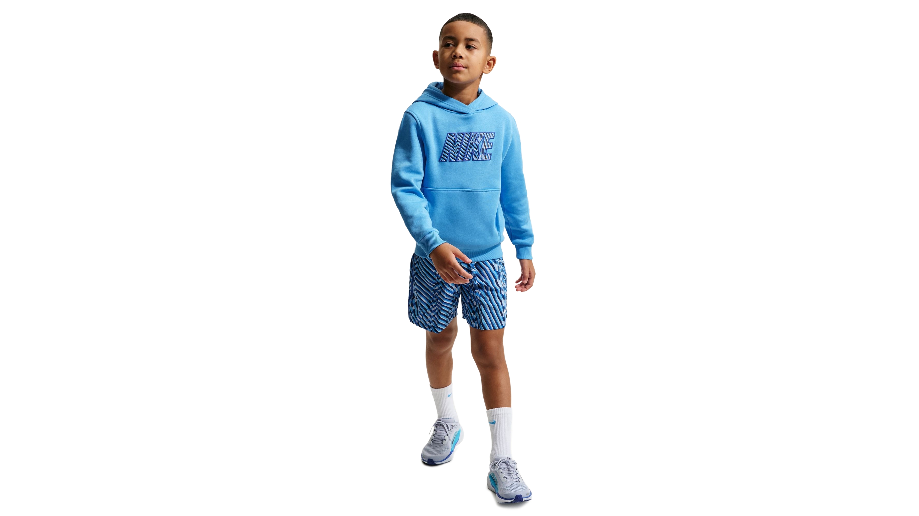 Nike Boys' 4-20 Sportswear Club Fleece Hooded Sweatshirt