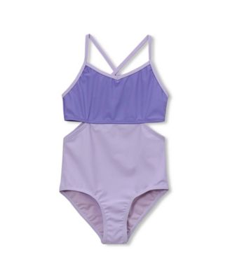Girls X-Back One Piece Swimsuit