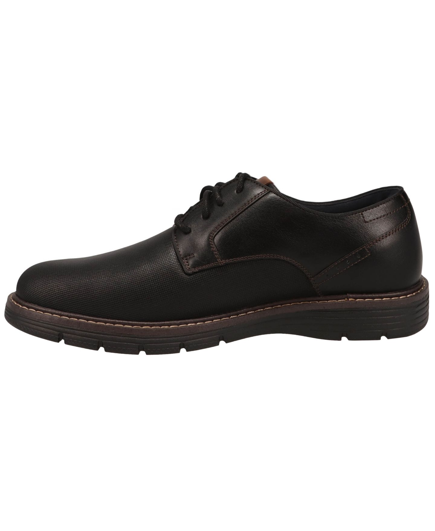 Dockers Men's Erick Nubuck Lace-Up Oxfords, цвет: Чёрный — фото 6