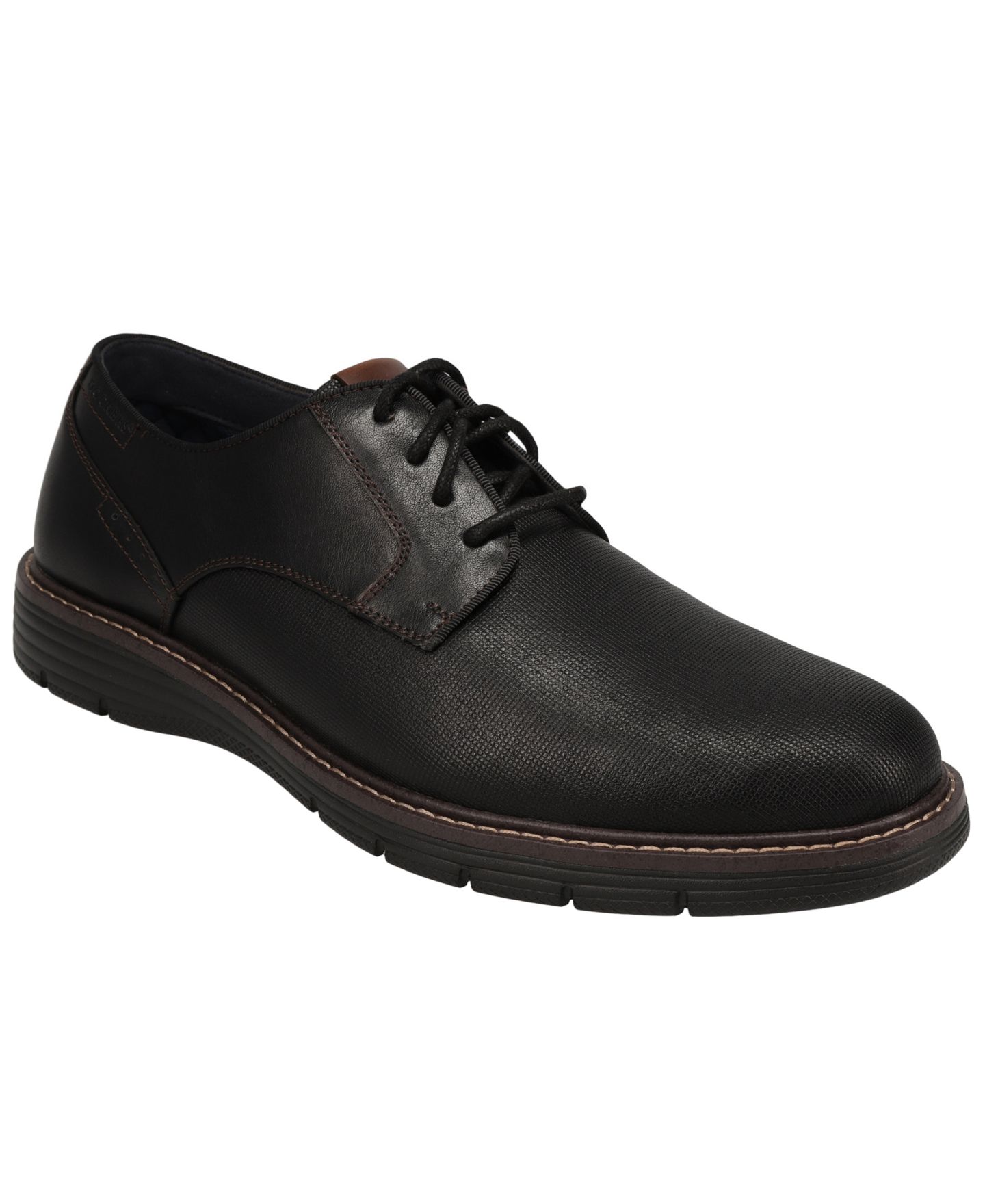 Dockers Men's Erick Nubuck Lace-Up Oxfords, цвет: Чёрный — фото 1
