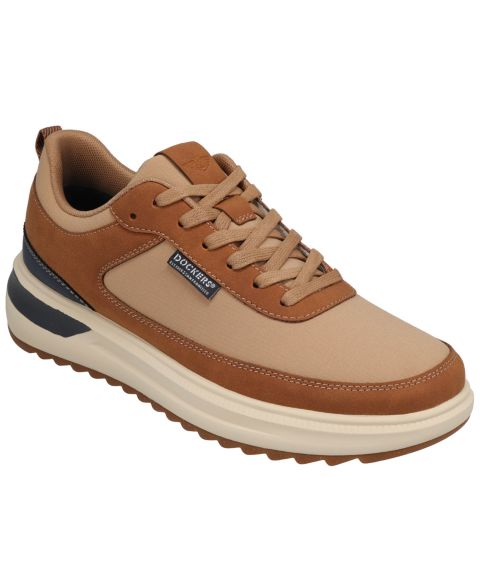 Мужские кроссовки Dockers Revved Casual Lace-Up, цвет: Рыжевато-коричневый