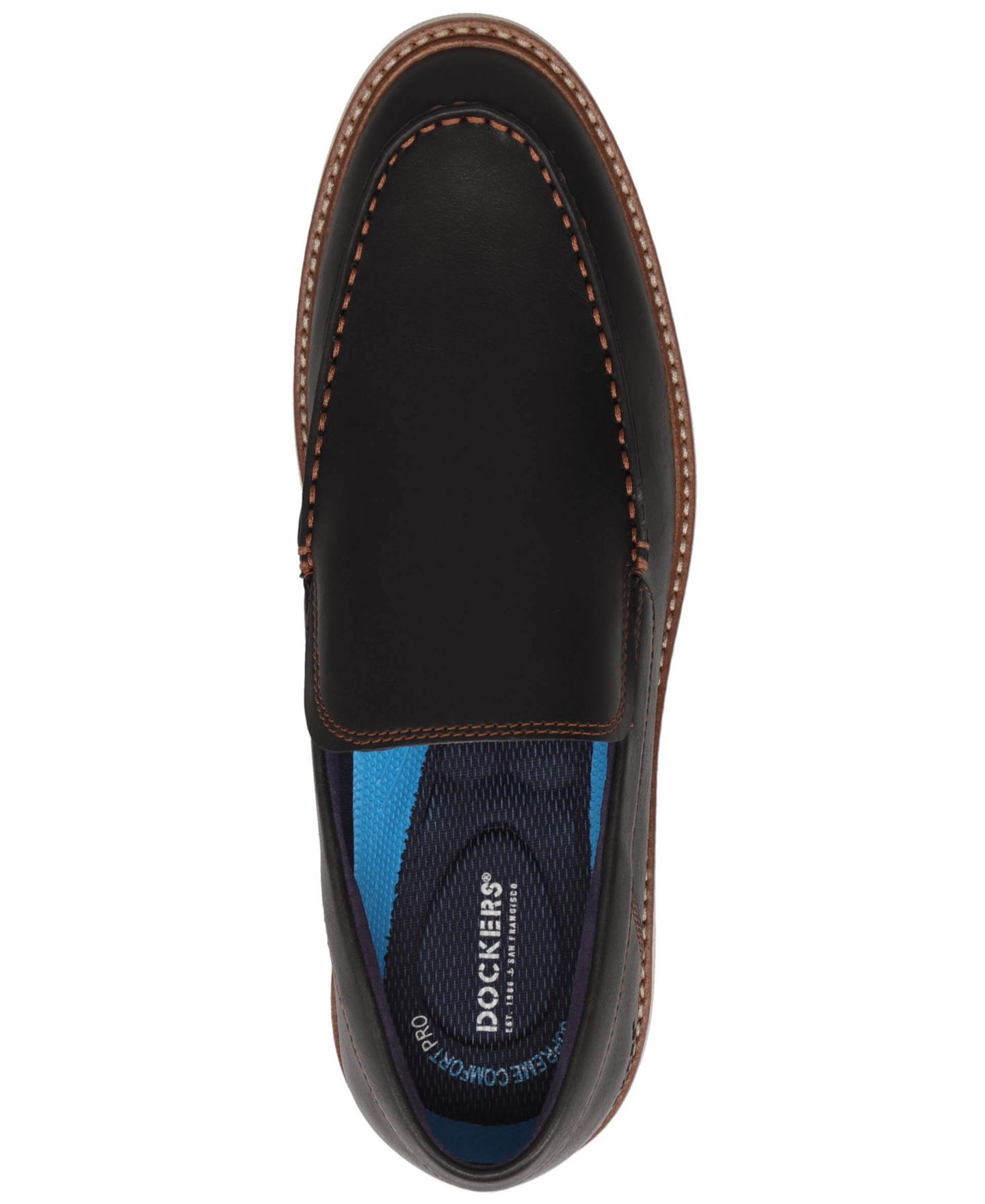 Мужские туфли Dockers Harmon Slip-On, цвет: Чёрный — фото 4