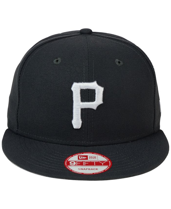 New Era X MLB Pittsburgh Pirates Basic 9Fifty Casquette snapback pour homme Noir/blanc