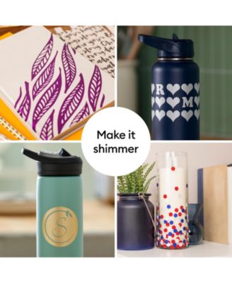 Shimmer Vinyl Party Sampler 10 Ct Permanent 12" x 12" Sheets