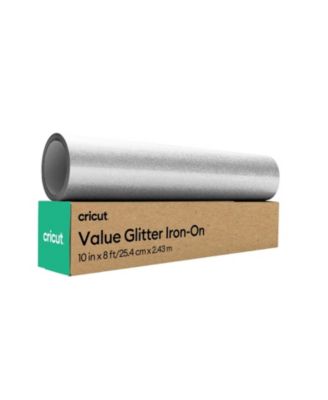 Glitter Value Iron-on Heat Transfer Vinyl - 10 in x 8 ft