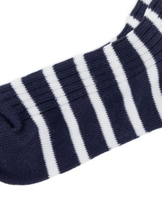 Women's Lettuce Edge Stripe Ankle Socks