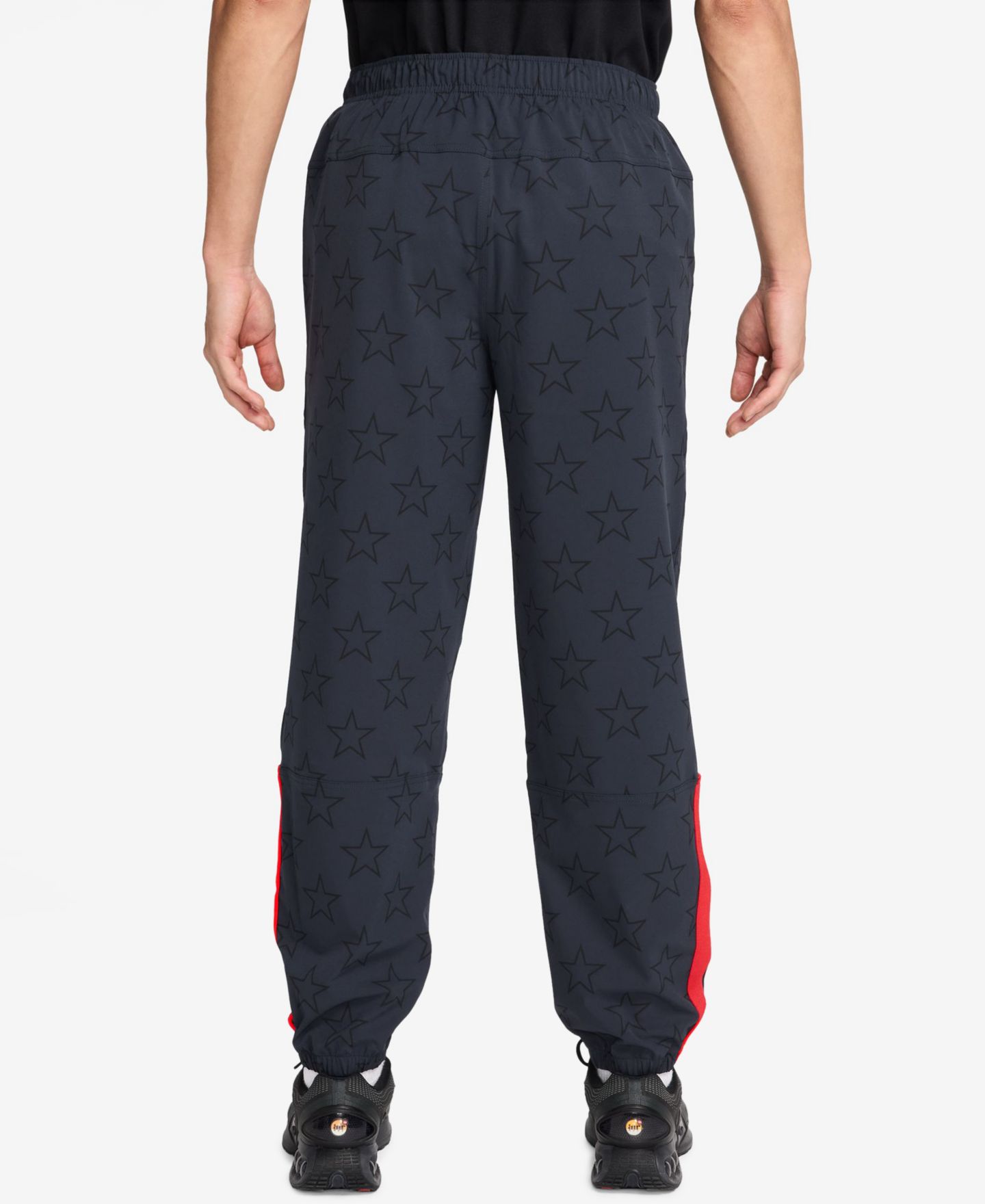 Мужские брюки Nike USA Energy Soccer Dri-FIT Woven, цвет: Обсидиановый / Красный — фото 3