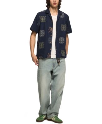 Men's Novelty Camp Collar Shirt