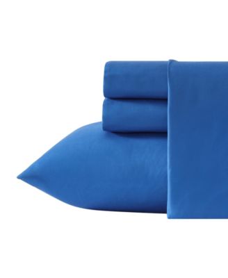 Highland Chill Solid Temperature Regulating Microfiber 4-Pc. Sheet Set, King