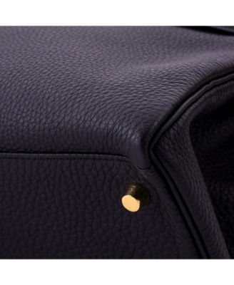 Kelly 28 Handbag Black Togo with Gold Hardware