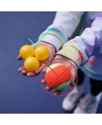 Baseball Pitching Machine with 60 Ping Pong Balls, Adjustable Angles, Battery or AC Powered for Hitting Accuracy