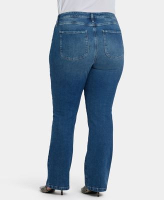 Plus Size Billie Mini Bootcut Seam Detail Jeans