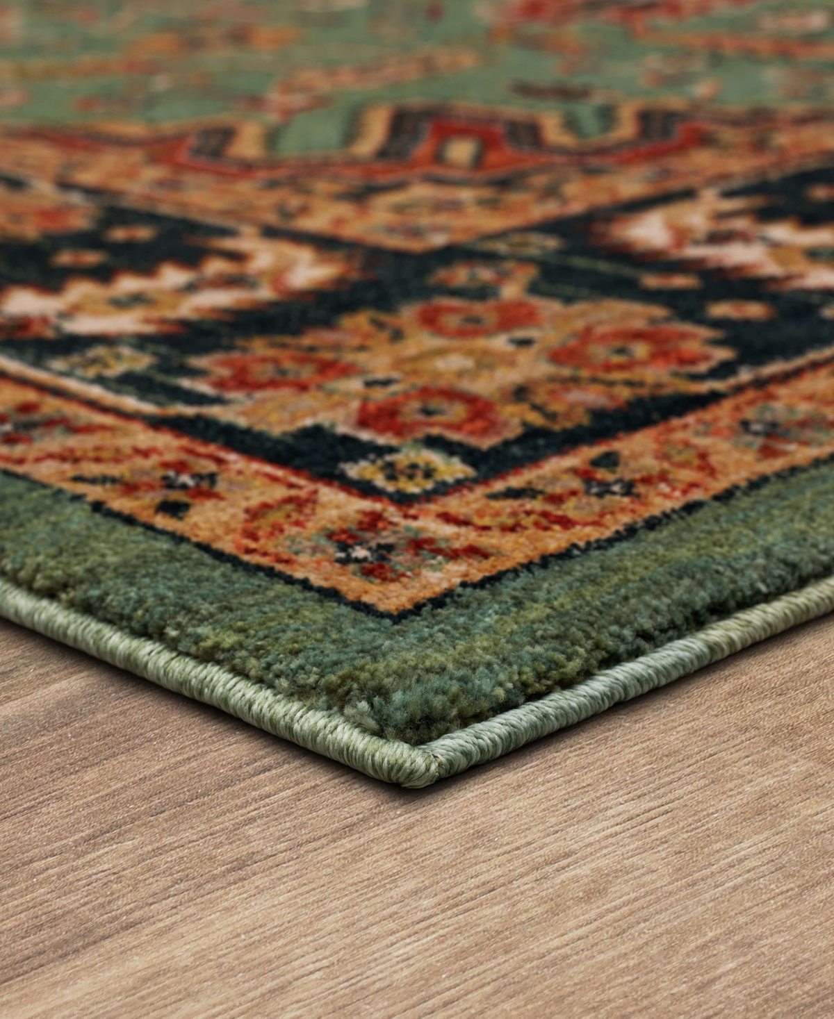 Closeout! Karastan Spice Market Deir Aquamarine 9'6" x 12'11" Area Rug