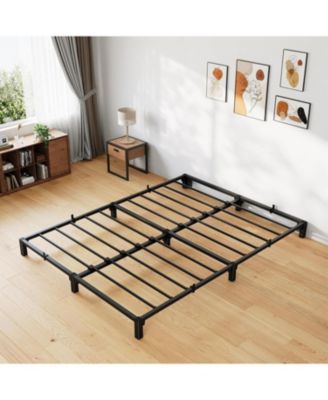 6 in Full Bed Frame, Heavy Duty Metal Platform Bed Frame with Durable Iron Slat Support and Legs, No Box Spring Required, Support Up to 800 LBS